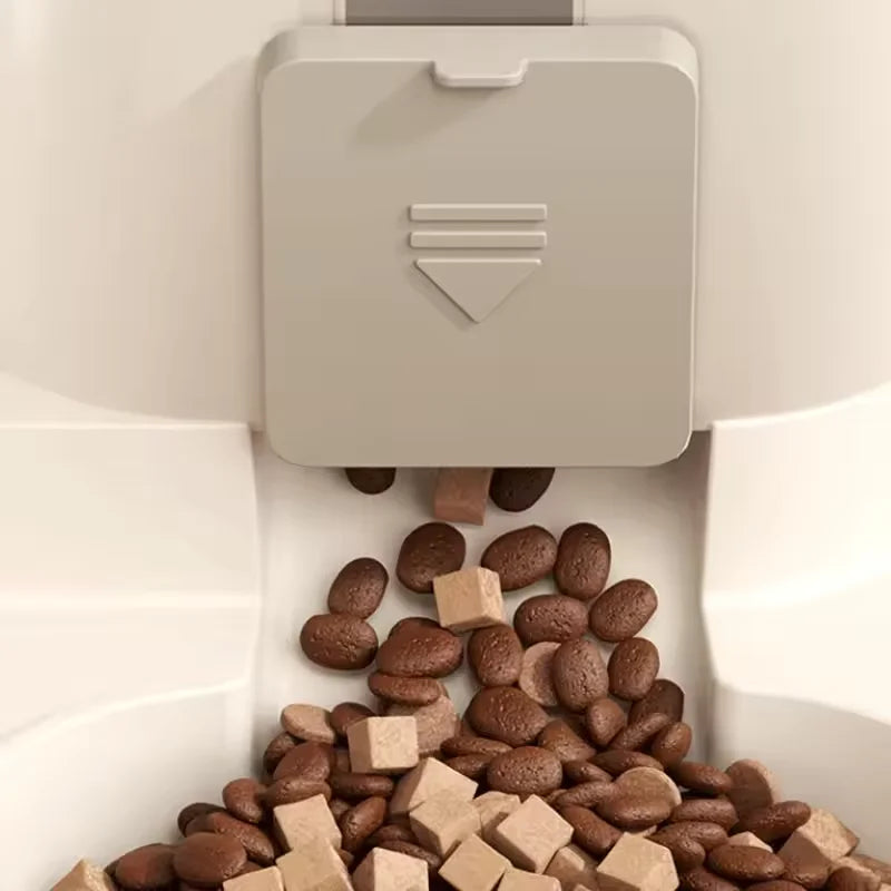 Pet Large-Capacity Feeder Integrated Automatic Water Dispenser Cat Food Bowl Dog Feeding Bowl Cat Bowl Dog Bowl Pet Supplies - CarrieOnExpress