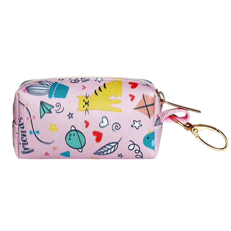 Pet Dog Poop Bag Holder Leash Attachment Adjustable Mini Travel Garbage Bag Dogs Waste Poop Bags Dispenser Pet Cleaning Tools - CarrieOnExpress