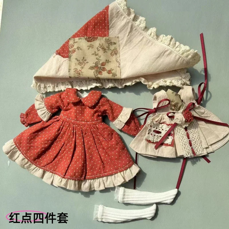 HOUZIWA Blyth Doll Clothes Dress For OB22 0B24 Azone Dolls - CarrieOnExpress