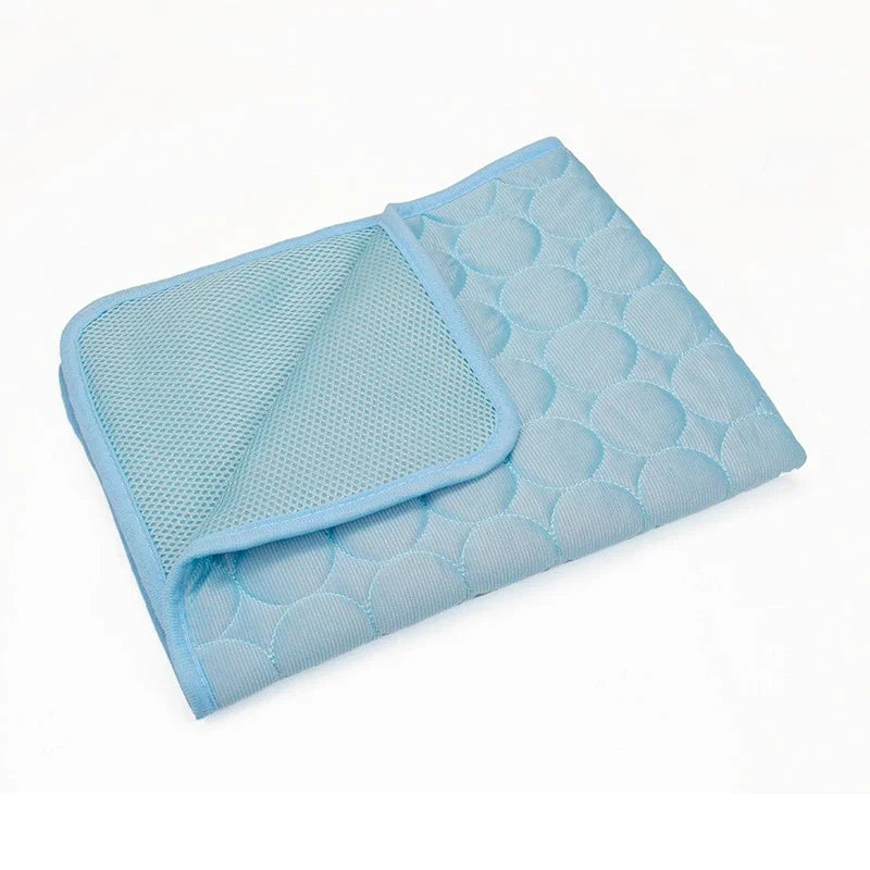 Summer Pet Mat Cooling Dog Pad For Dogs Cat Blanket Sofa Breathable Pet Bed Washable Self Cooling Cat Ice Pad Pet Supplies - CarrieOnExpress