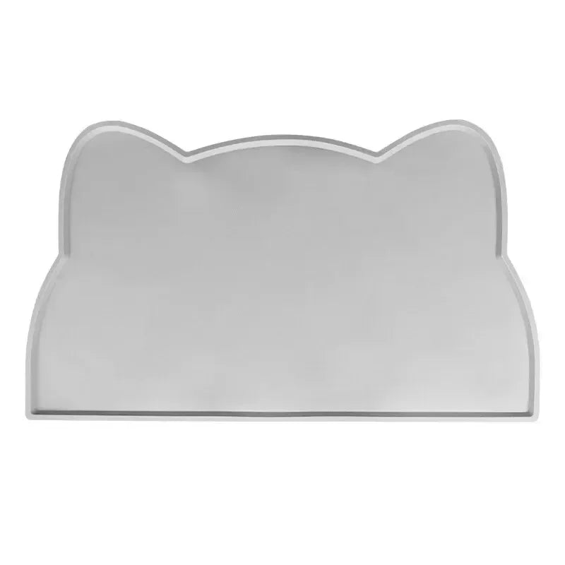 Silicone Pet Food Mat Easy To Clean Cat Dog Food Mat Pet Supplies Waterproof Spill-Proof Food-Grade Bowl Mat BPA Fe Size Large - CarrieOnExpress
