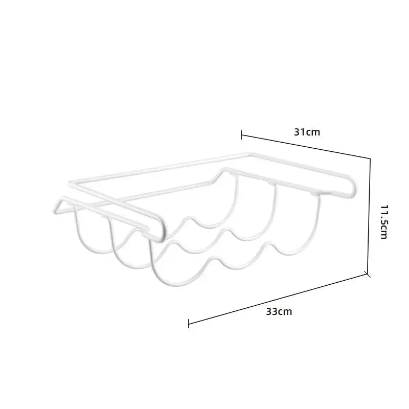 Kitchen Supplies Refrigerator Organizer Rack Inside Shelf Beer Wine Bottle Holder Rack Kitchen Storage Shelves Accessories Tools - CarrieOnExpress