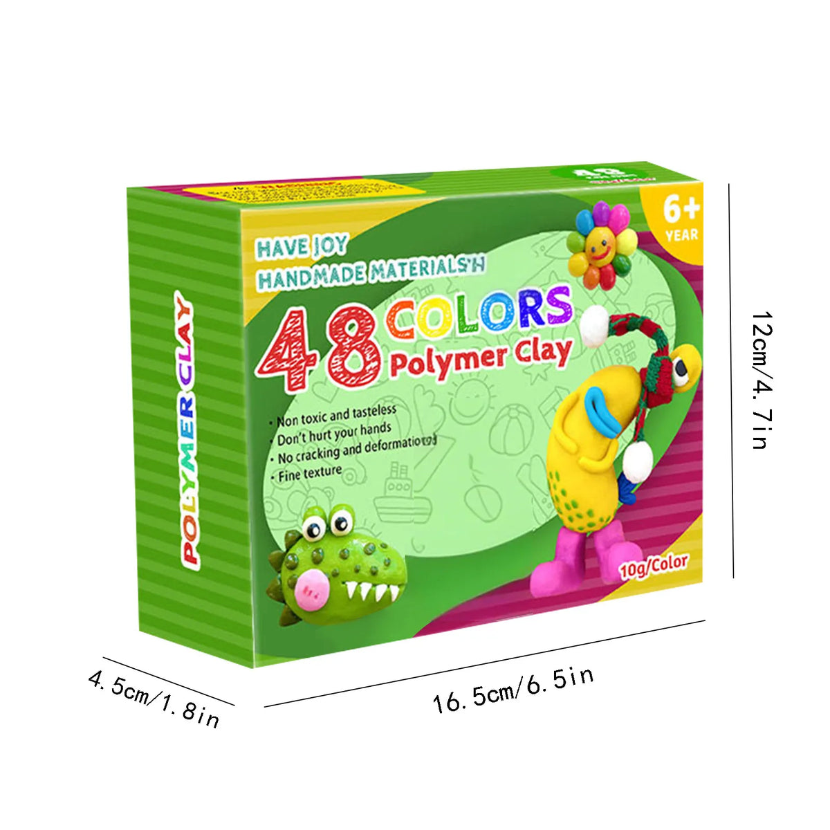 Colors Polymer Clay Blocks With Tools Kit Molding Craft Oven Bake Beginer Kids Diy Earrings Dolls Jewerly Accessories - CarrieOnExpress