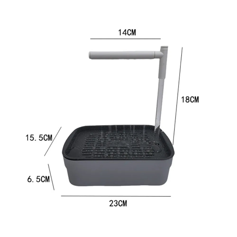High Quality Automatic Parrot Bird Bath Tub USB Electric Pet Circulating Water Bathtub Bird Bathtub Shower Fountain Pet Supplies - CarrieOnExpress