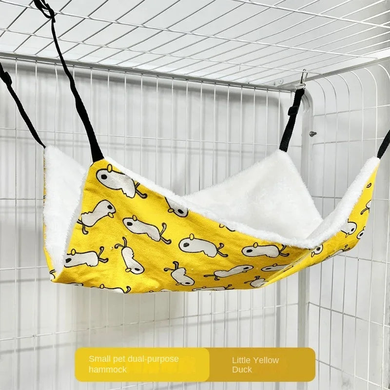 Pet Cat Nest Cat Hammock Iron Cage Breathable Double-sided Available Hanging Pet Supplies Cat Sleeping Bag - CarrieOnExpress