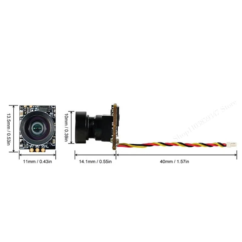 In Store NEW BETAFPV C03 FPV Micro Camera Day/Night Color 11x14.1x13.5mm FOV 160° - CarrieOnExpress