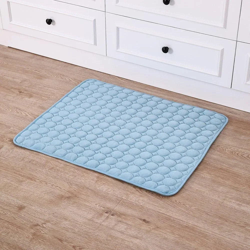 Summer Pet Mat Cooling Dog Pad For Dogs Cat Blanket Sofa Breathable Pet Bed Washable Self Cooling Cat Ice Pad Pet Supplies - CarrieOnExpress