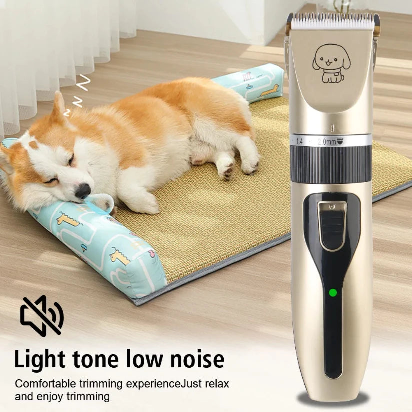 Pet Hair Clipper Haircut Trimmer Shaver Set For Rabbit Dog Cat Puppy Grooming Clipper Cutter Pet Supplies Electric Scissors - CarrieOnExpress