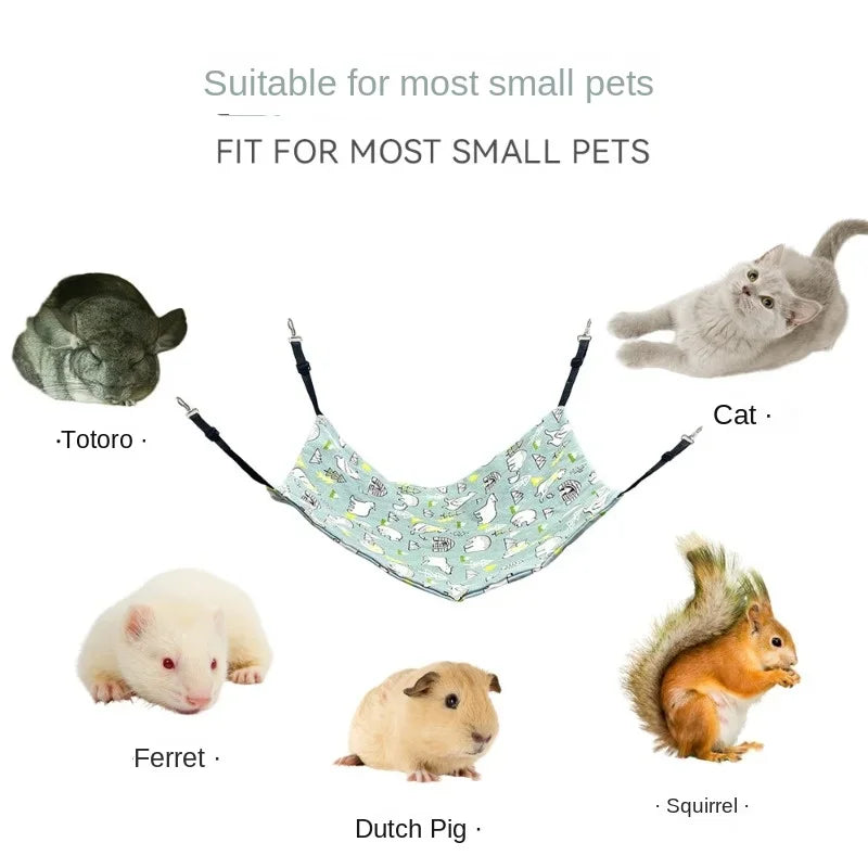 Pet Cat Nest Cat Hammock Iron Cage Breathable Double-sided Available Hanging Pet Supplies Cat Sleeping Bag - CarrieOnExpress