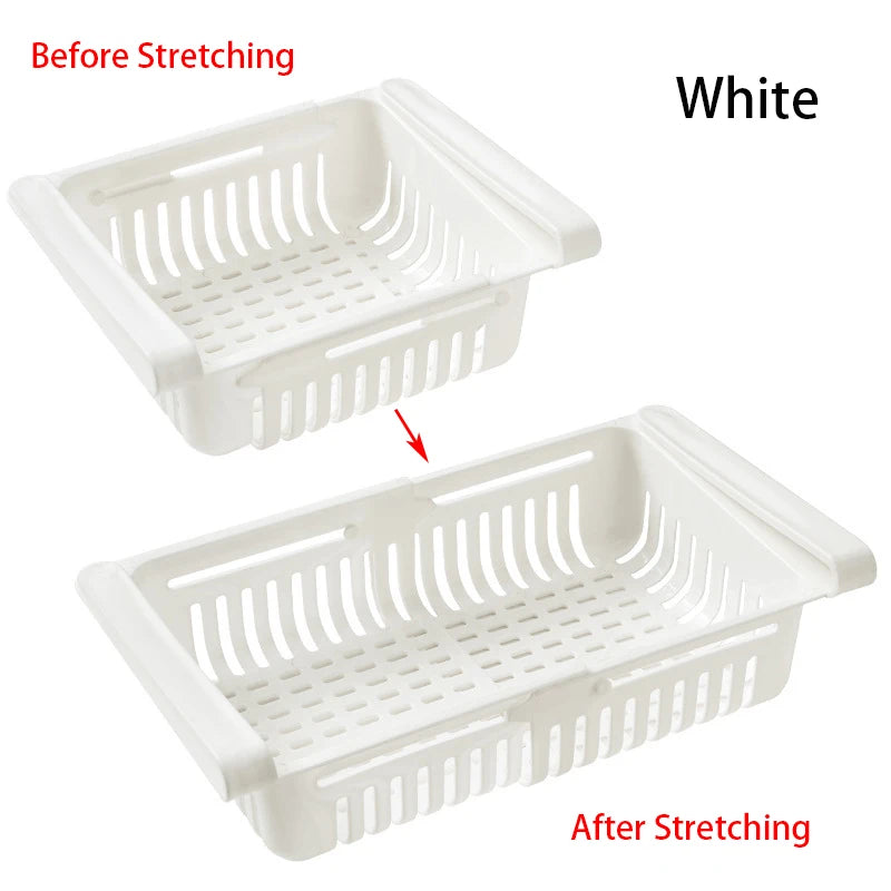 Kitchen Hanging Organizer Refrigerator Egg Fruit Storage Box Drawer Baskets Kitchen Accessories Fridge Organizer Shelf - CarrieOnExpress