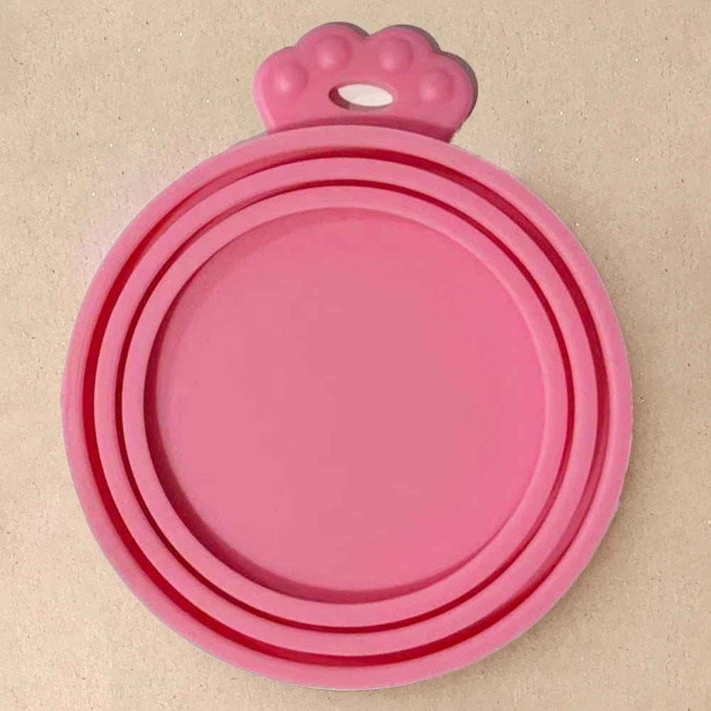 2-5PCS 3In1 Reusable Silicone Can Lid For Most Sizes Of Dog And Cat Cans To Maintain Freshness Kitchen Organization Pet Supplies - CarrieOnExpress