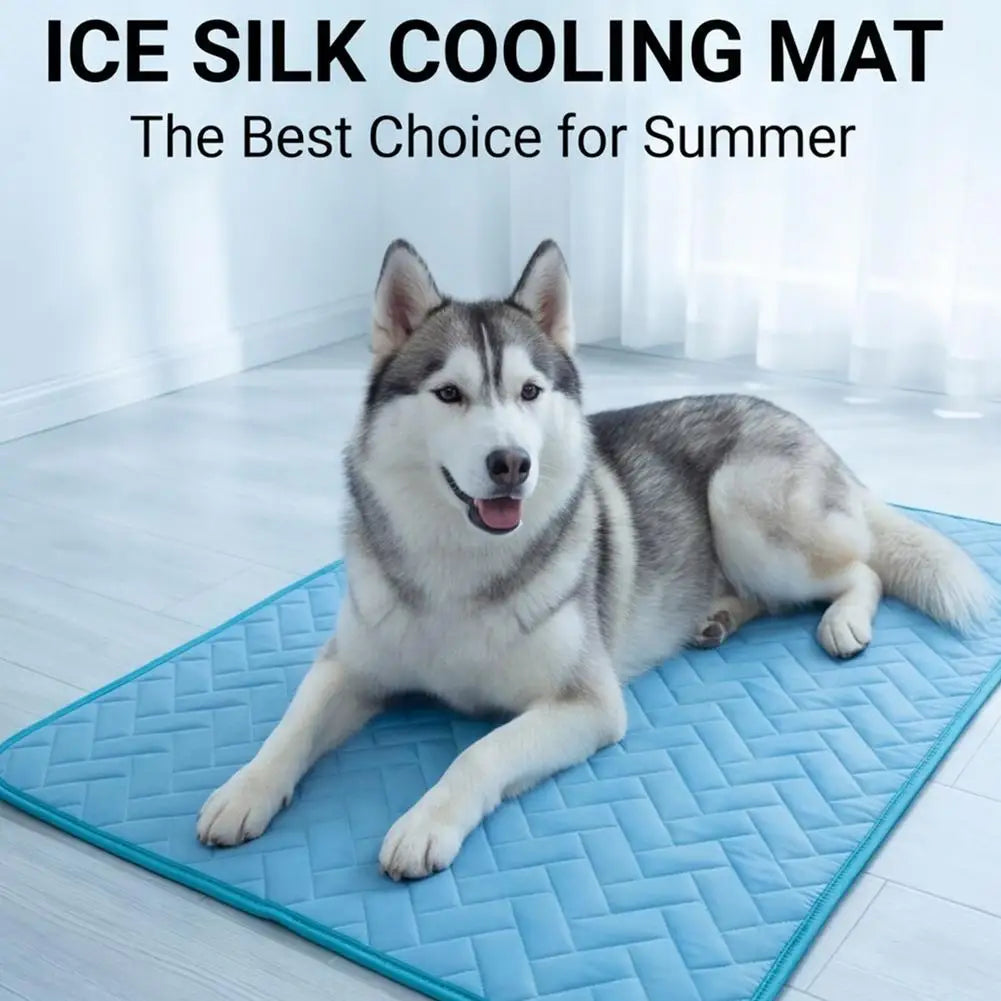 Dog Cooling Mat Summer Pet Cold Bed Extra Large For Small Big Dogs Pet Accessories Cat Durable Blanket Sofa Cat Ice Pad Blanket - CarrieOnExpress