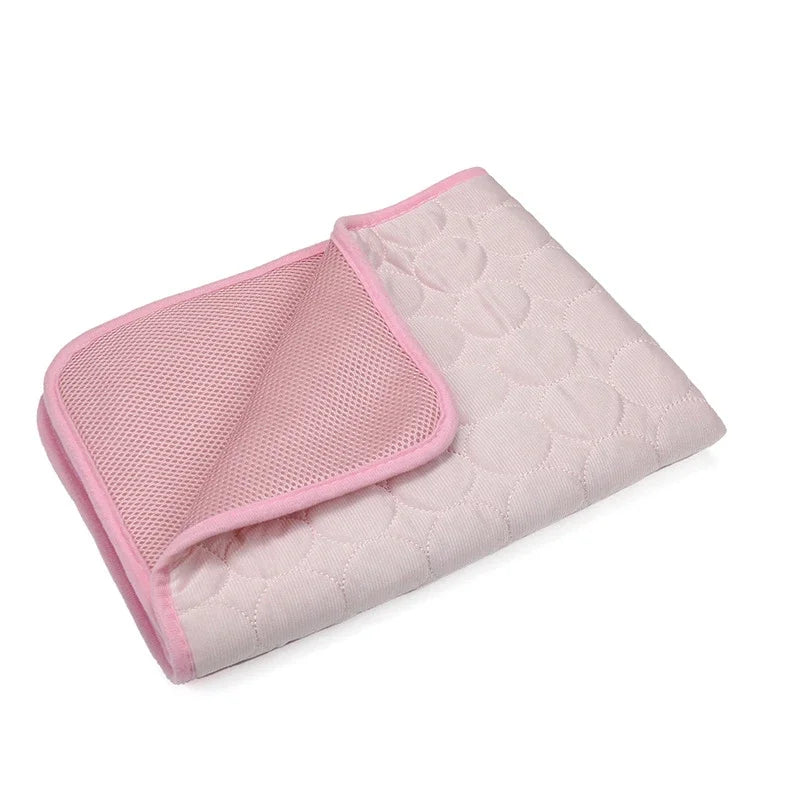 Summer Pet Mat Cooling Dog Pad For Dogs Cat Blanket Sofa Breathable Pet Bed Washable Self Cooling Cat Ice Pad Pet Supplies - CarrieOnExpress