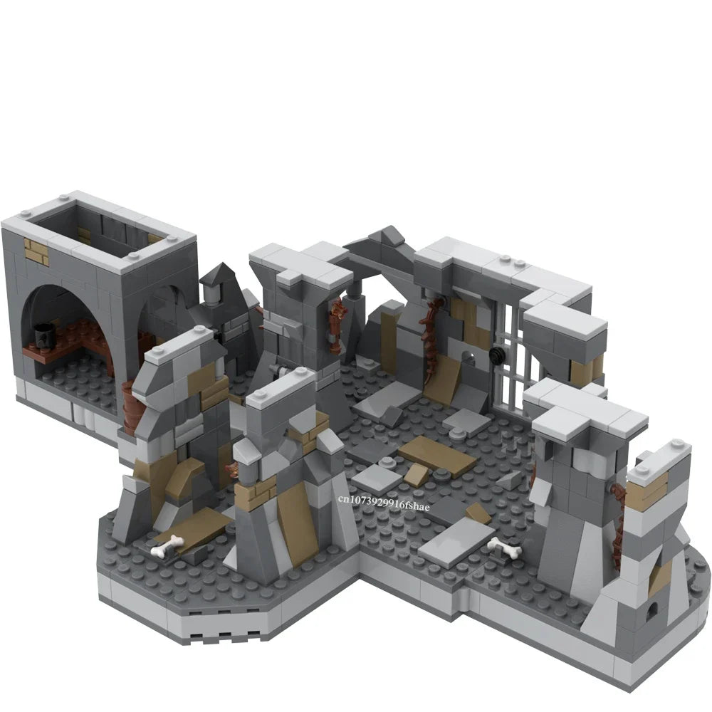 NEW star battle Movie scene Rancor Pit and Throne Room model DIY creative ideas Child Toy Assembly Puzzle birthdayGift MOC-75326 - CarrieOnExpress