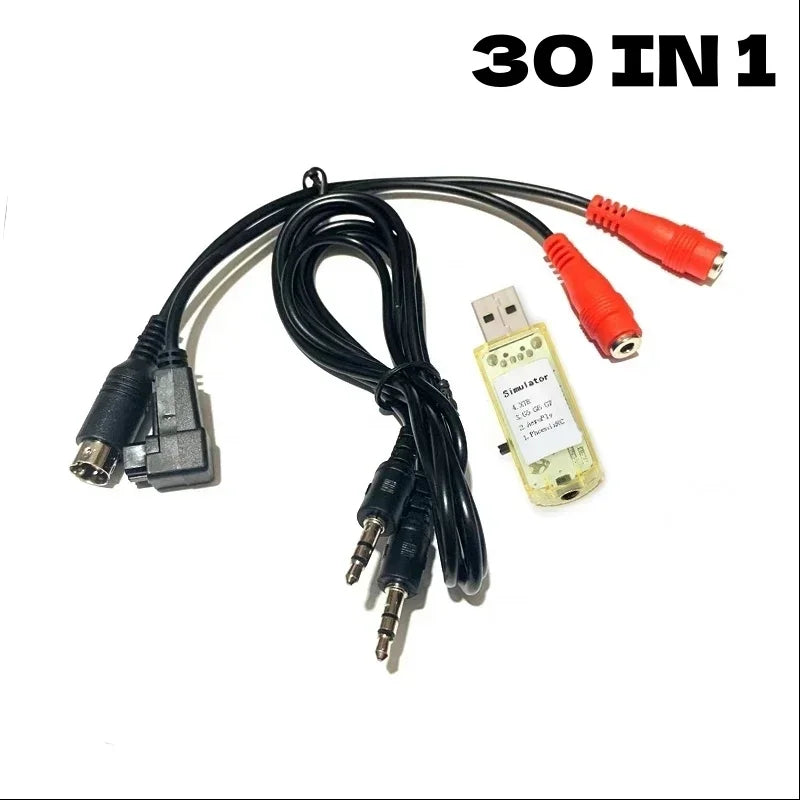30 In 1 Rc Usb Flight Simulator With Cables For G7 Phoenix 5.0 Aerofly Vrc Fpv Racing Drone Rc Quadcopter - CarrieOnExpress