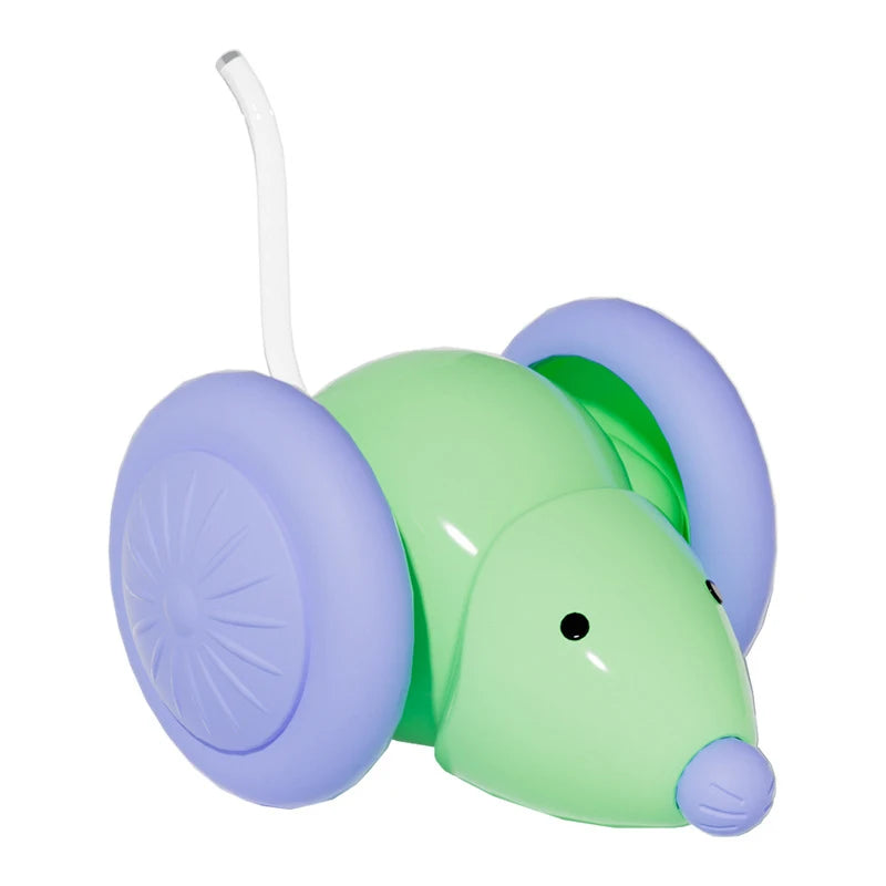 Electric Mouse Car Pet Toys Interactive Cat Toy Rechargeable Automatic Teaser with Intelligent Obstacle Avoidance Pet Products - CarrieOnExpress
