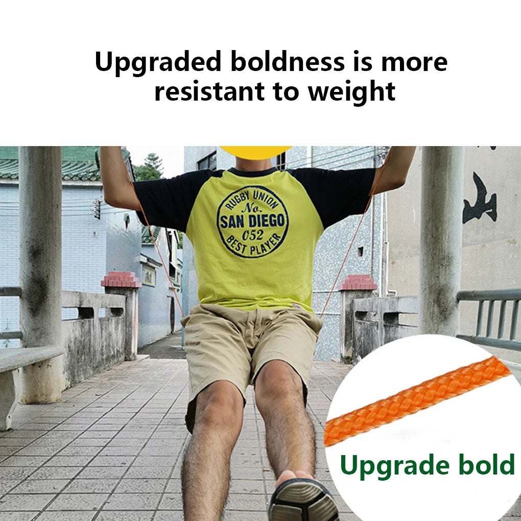 Clothesline Laundry Drying Rope Outdoor Clothes Line Windproof Anti-slip Retractable Cord for Hotel Camping accessories - CarrieOnExpress