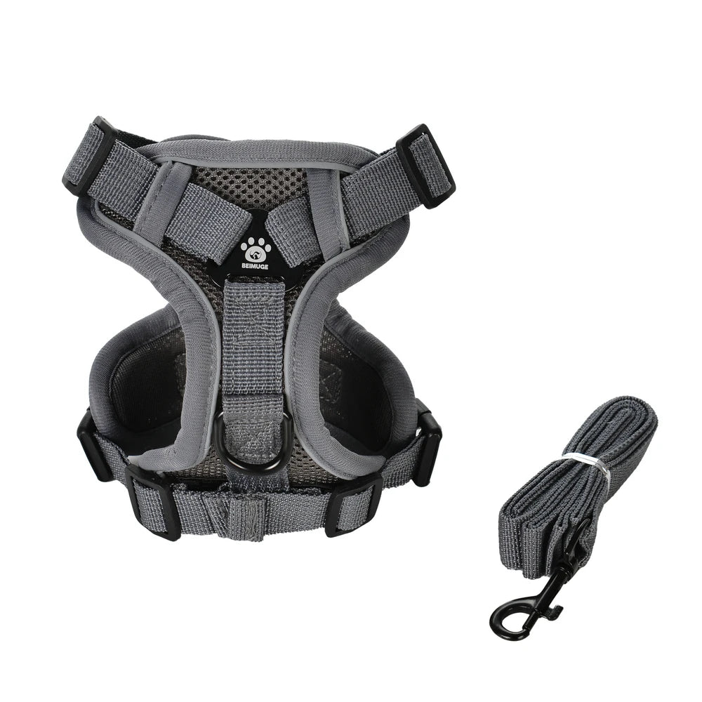 1PC Cats Harness Leash For Small Dogs Cat Outdoor Reflective Adjustable Kitten Traction Device Tactical Training Pet Supplies - CarrieOnExpress