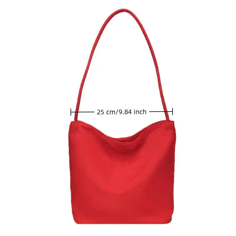 ★▲Women's High Capacity Handbag Underarm Handbag Shoulder Bag Waterproof Embroidered Letters Underarm Bag Tote Bags - CarrieOnExpress