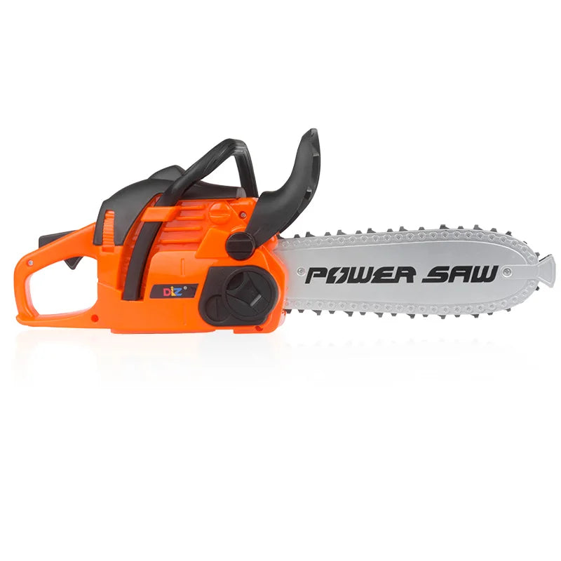 Toy Chainsaw Kids Toy Tools for Children Tools Electric Power Chainsaws for Tool Bench Boys Gift Pretend Play Saw with Sound - CarrieOnExpress
