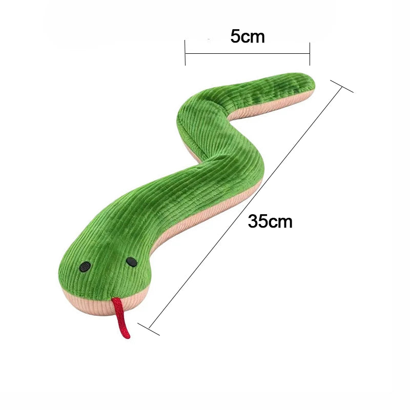 Hot Sale Dog Toy Snake Interactive Toy Kitten Kick Toy Interactive Pet Toy for Indoor Cats 16.5 Inches Pet Supplies - CarrieOnExpress