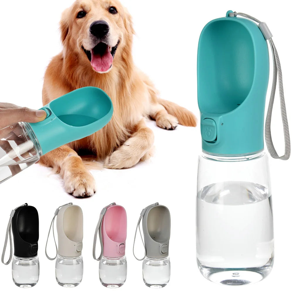Pet Portable Big Dog Water Bottle for Small Large Dogs Outdoor Hiking Leakproof Puppy Drinking Bowls Golden Retriever Supplies - CarrieOnExpress