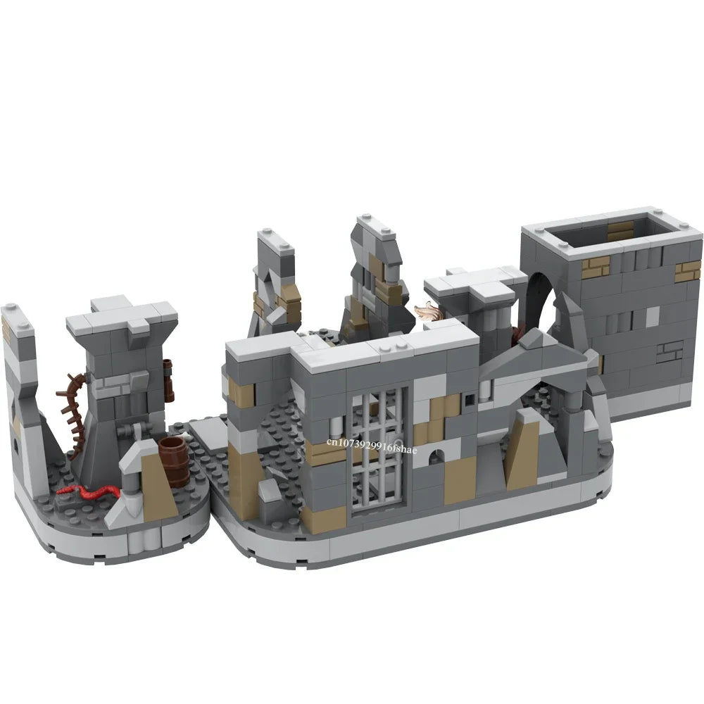 NEW star battle Movie scene Rancor Pit and Throne Room model DIY creative ideas Child Toy Assembly Puzzle birthdayGift MOC-75326 - CarrieOnExpress