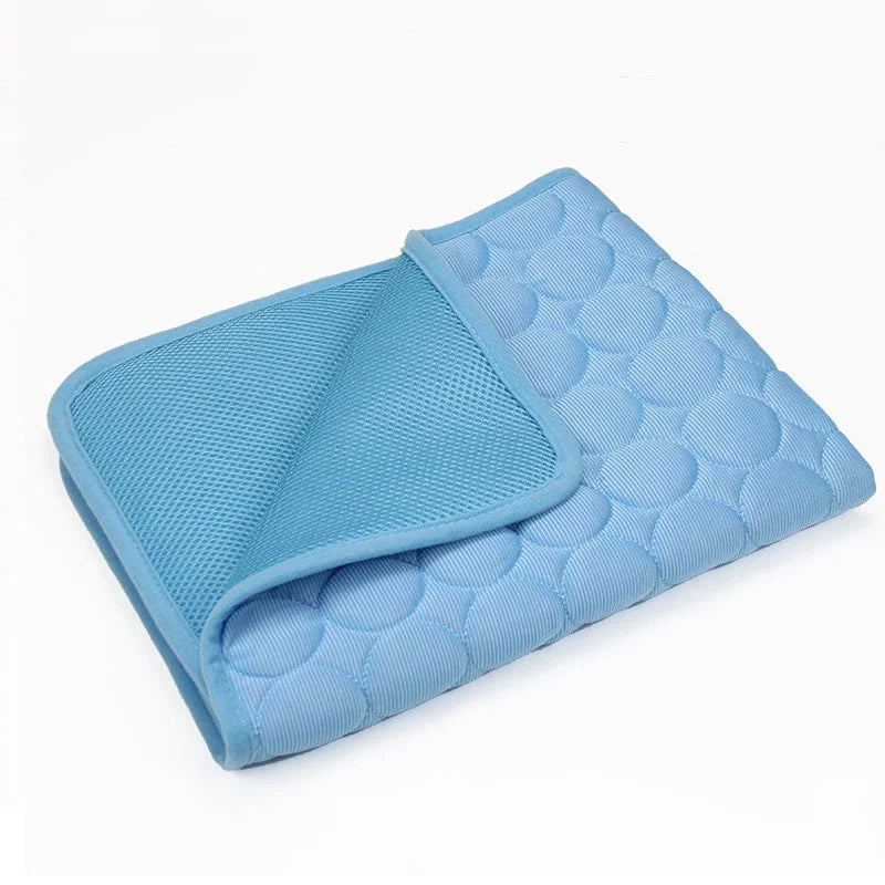 Summer Pet Mat Cooling Dog Pad For Dogs Cat Blanket Sofa Breathable Pet Bed Washable Self Cooling Cat Ice Pad Pet Supplies - CarrieOnExpress