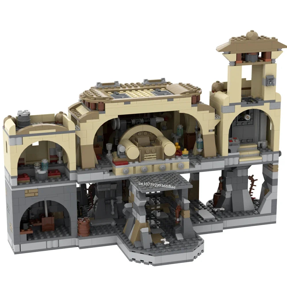 NEW star battle Movie scene Rancor Pit and Throne Room model DIY creative ideas Child Toy Assembly Puzzle birthdayGift MOC-75326 - CarrieOnExpress