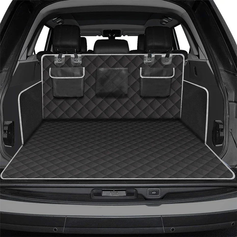 Waterproof Dog Car Seat Cover & Trunk Liner Back Seat Wear-Resistant Oxford Cloth Pet Hammock Mat for Small Medium Large Dogs - CarrieOnExpress