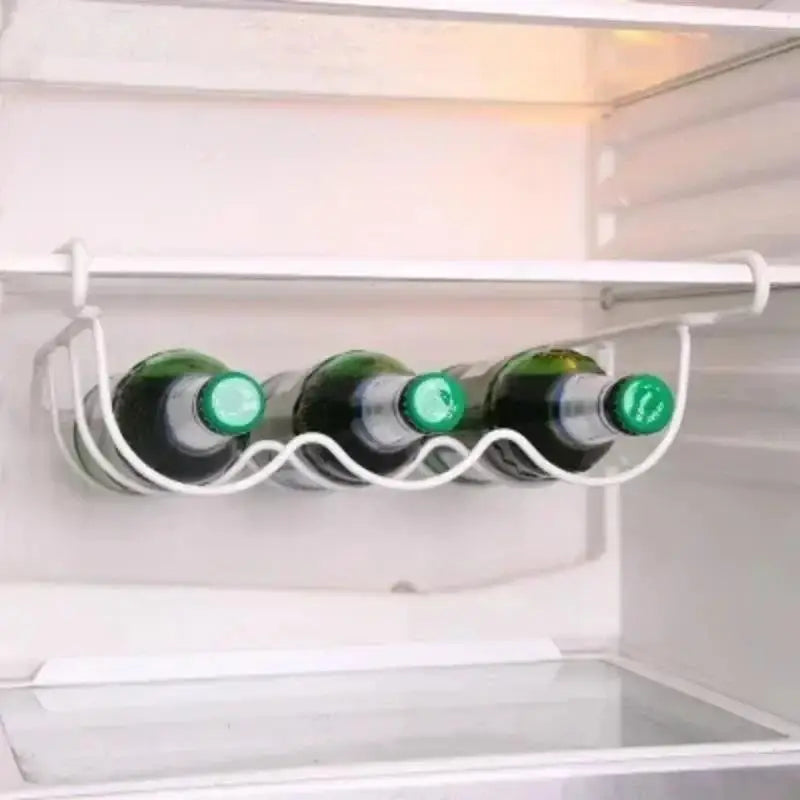 Kitchen Supplies Refrigerator Organizer Rack Inside Shelf Beer Wine Bottle Holder Rack Kitchen Storage Shelves Accessories Tools - CarrieOnExpress