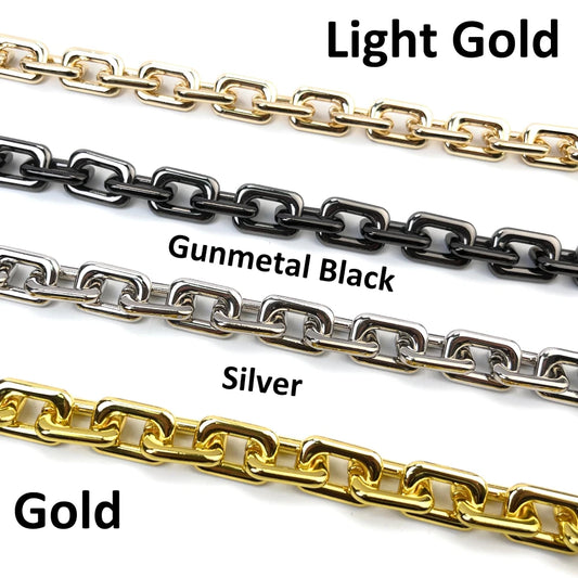 40/60cm DIY Golden Acrylic Purse Chain Strap Handbag Handles Purse Replacement Chain For Shoulder Bag Strap Bag Accessories - CarrieOnExpress